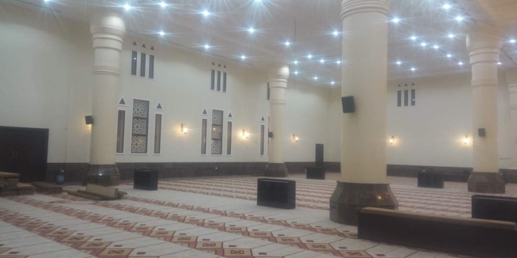 تصميم ديكور ودهان مسجد الأميرة نورة في القصيم من اعمالنا