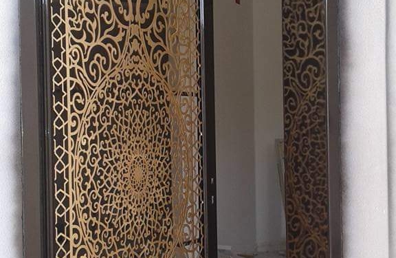 صور دهانات ابواب حديد داخلية وخارجية بالرياض